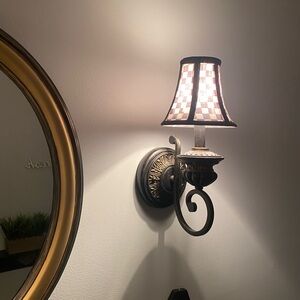 Courtly Check Chandelier Shade - set of 2